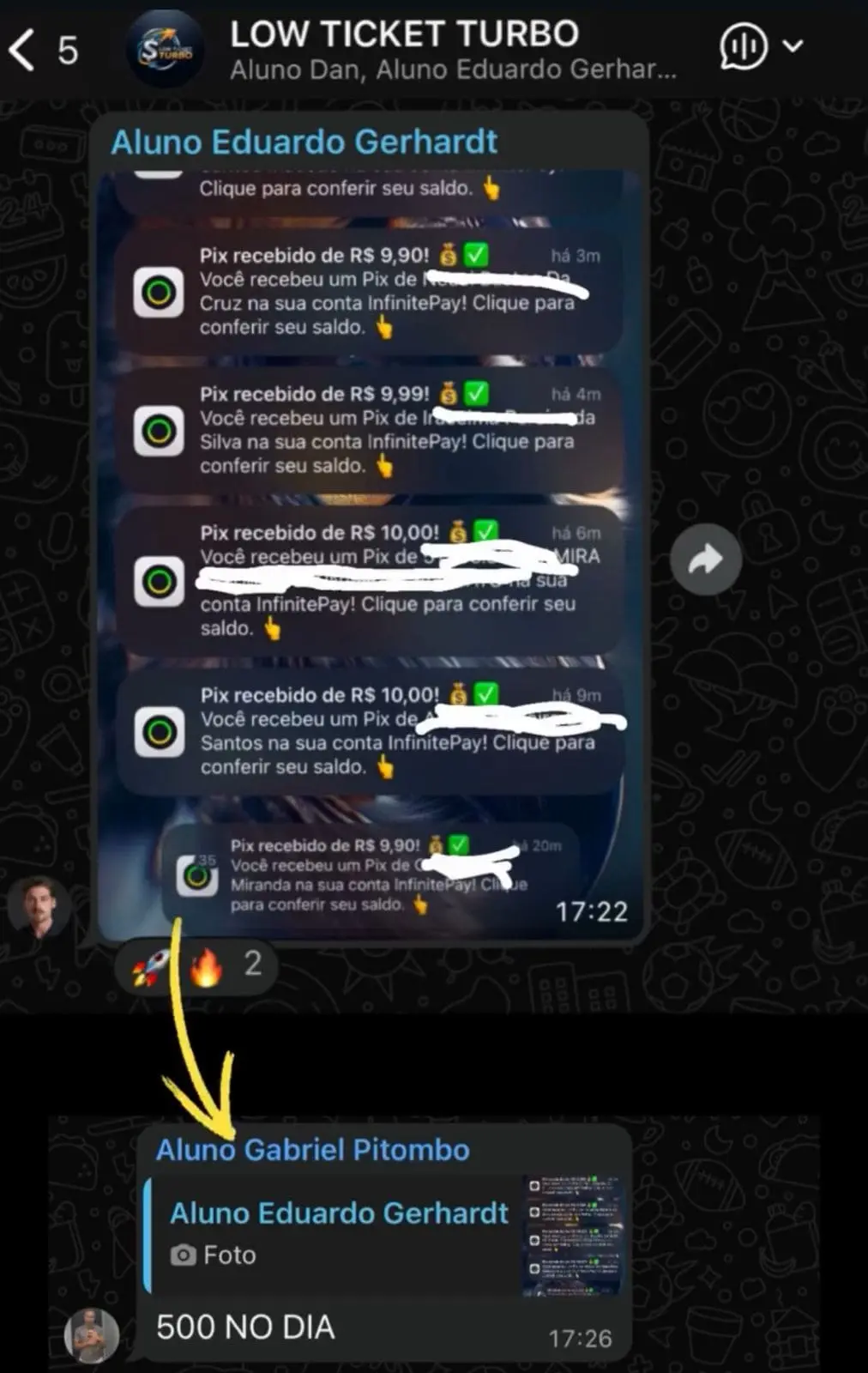 Depoimento Aluno