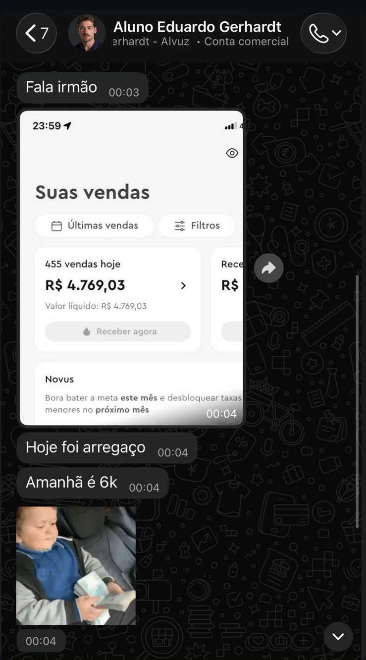 Depoimento Aluno